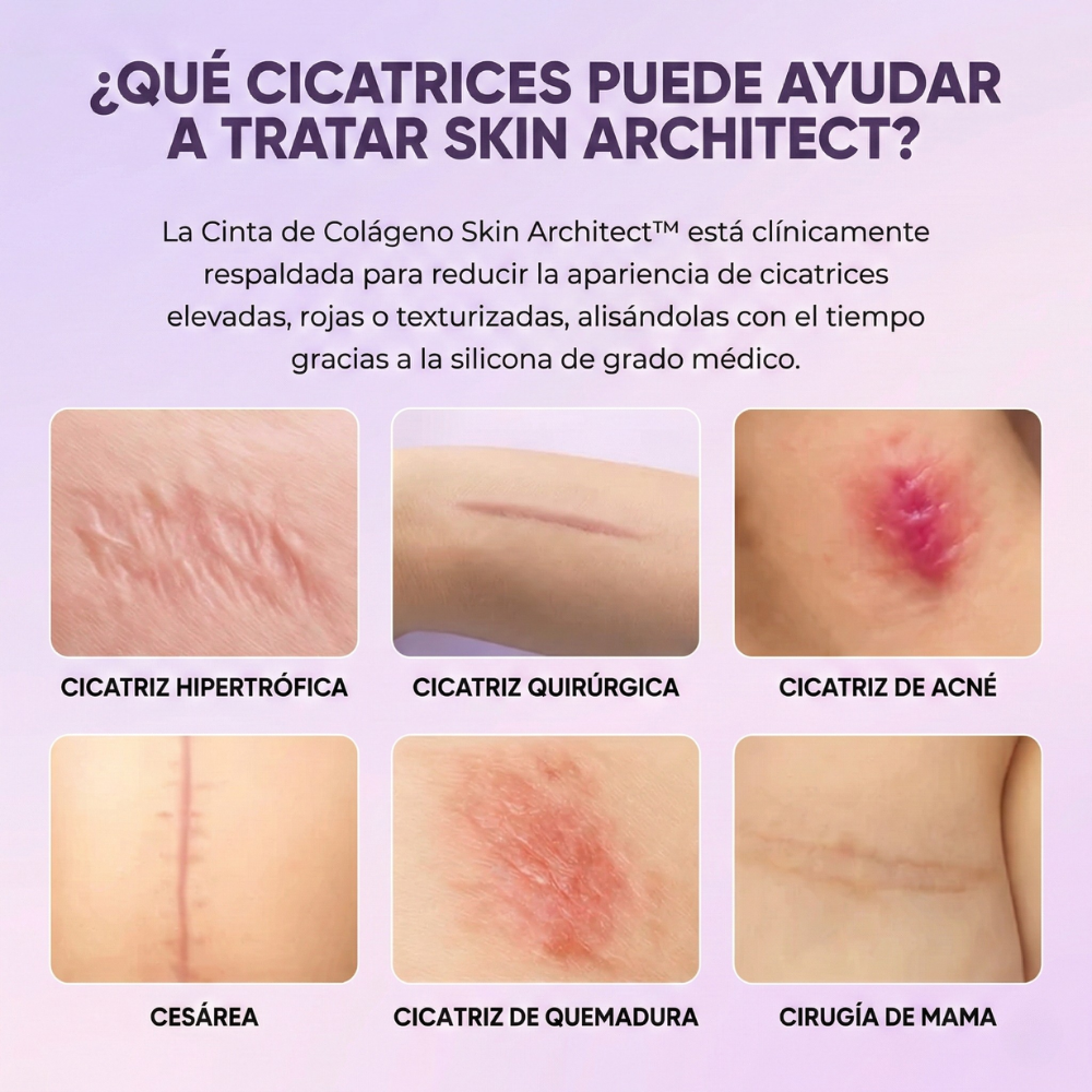 Skin Architect™ Láminas de Silicona y Colágeno