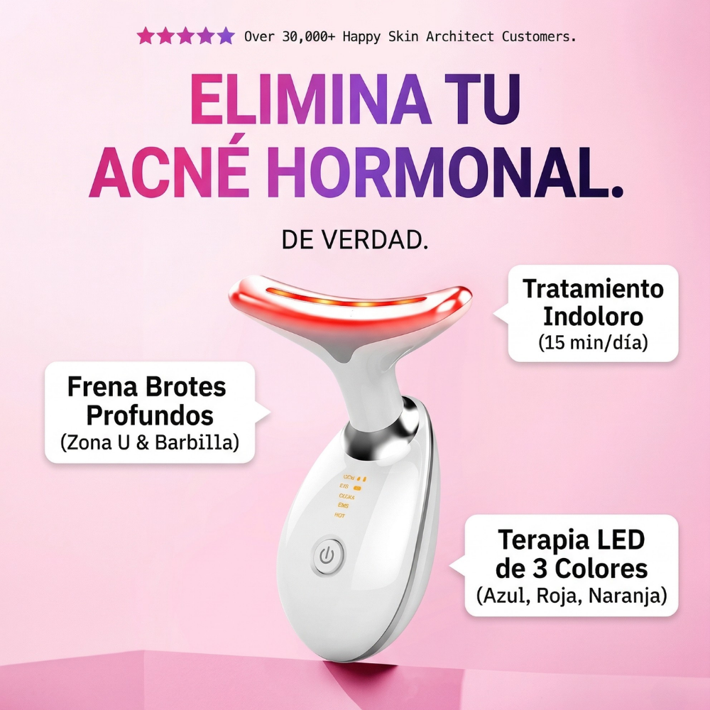 Skin Architect LED Anti-Acné 3-en-1