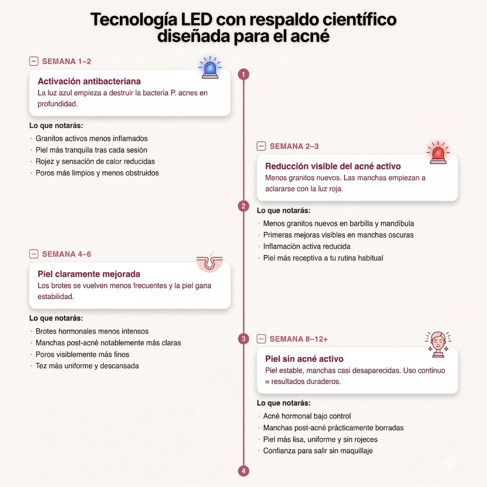 Skin Architect LED Anti-Acné 3-en-1